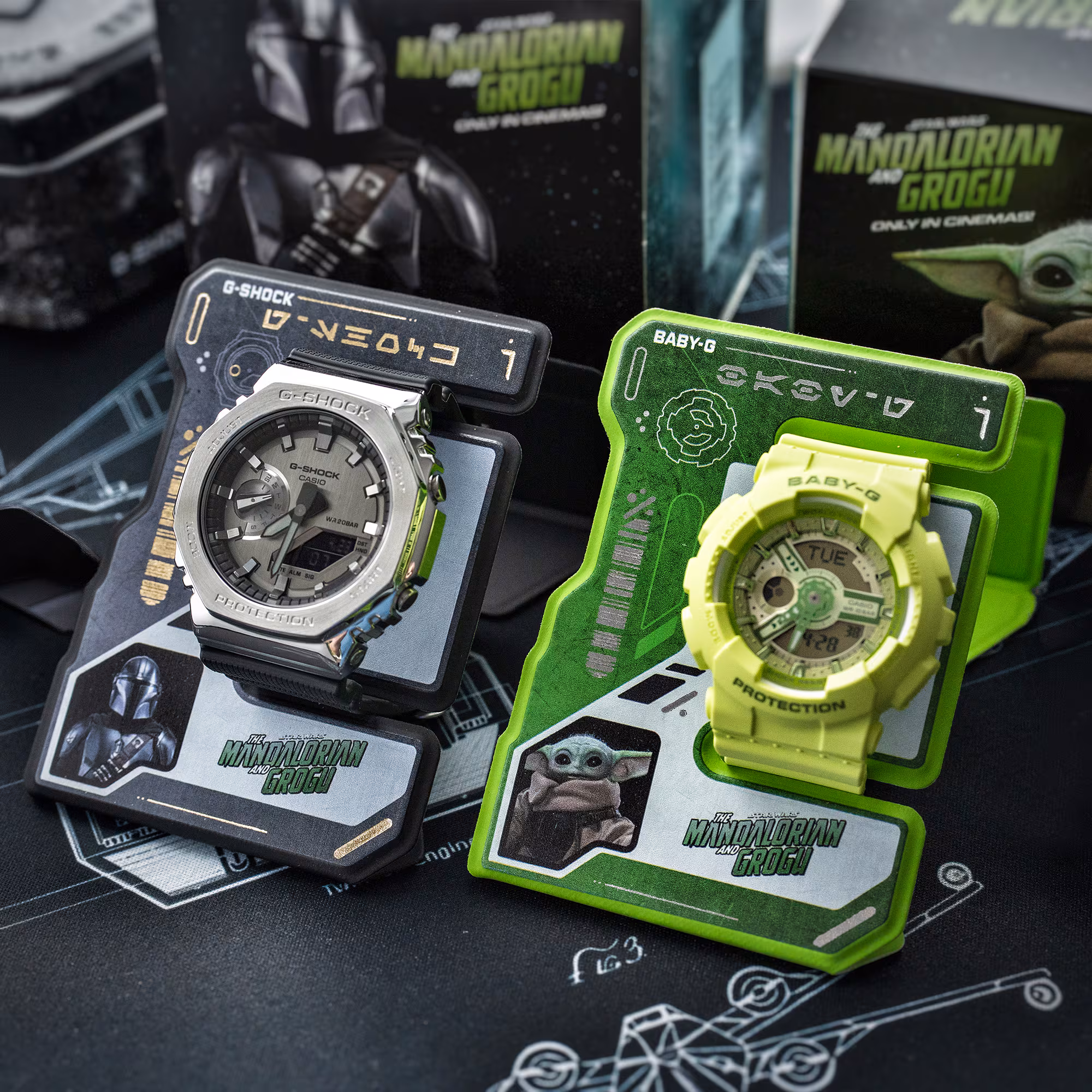 Casio G-Shock Mandalorian & Grogu Férfi karóra - Image 4