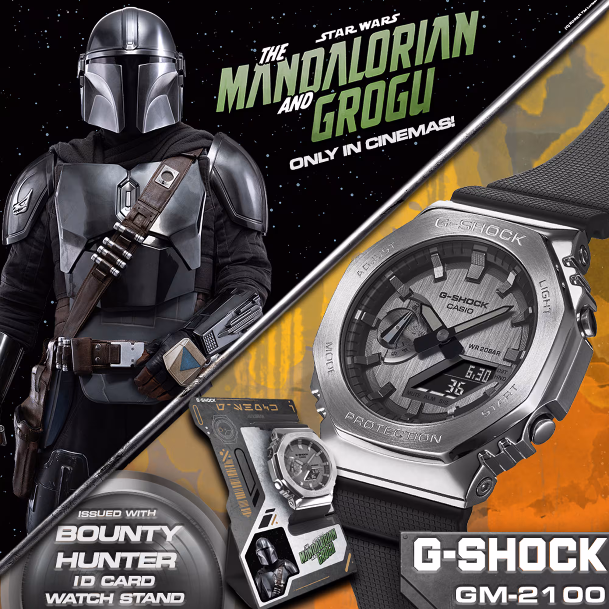 Casio G-Shock Mandalorian & Grogu Férfi karóra - Image 2