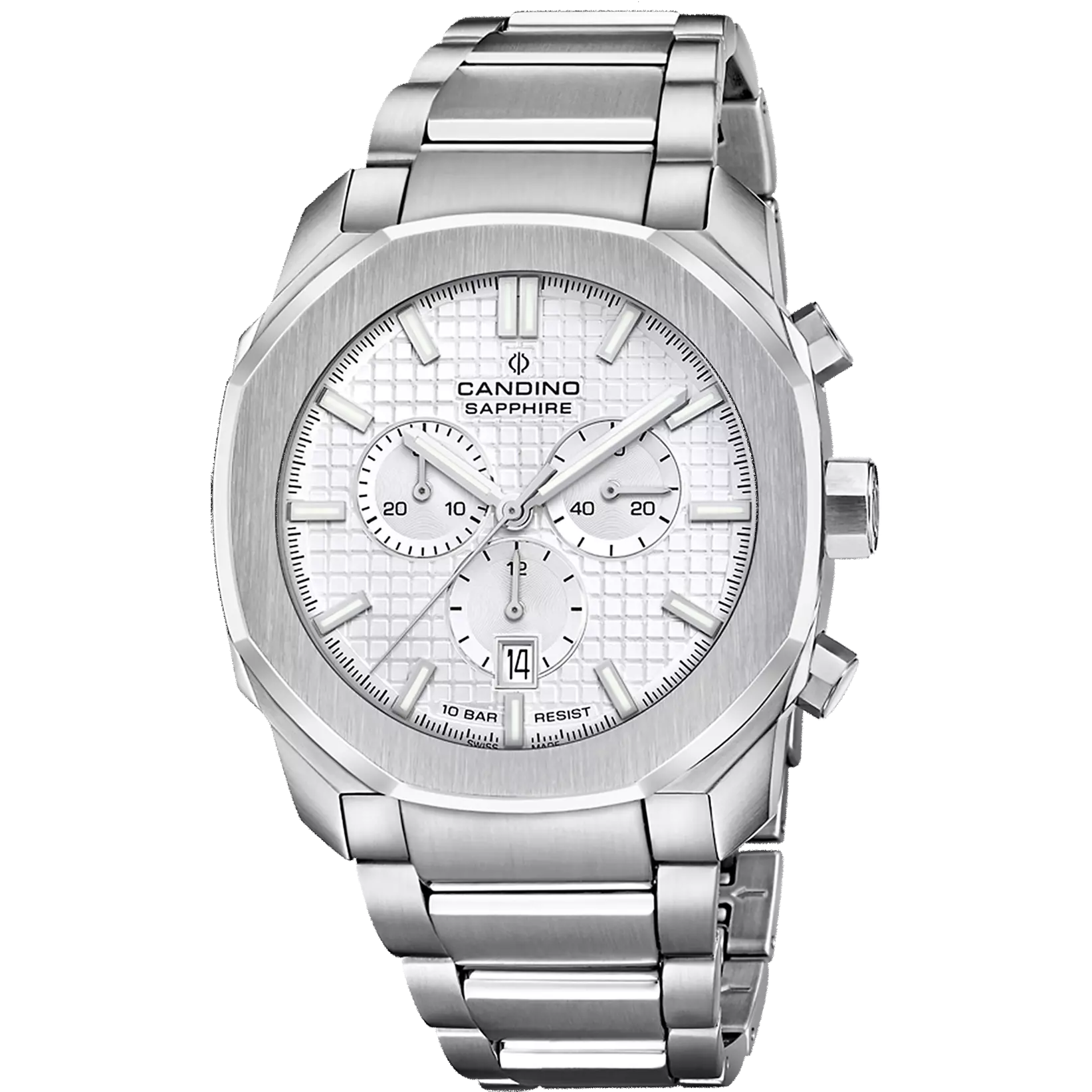 Candino Swiss Made Chronos Guilloche Férfi karóra