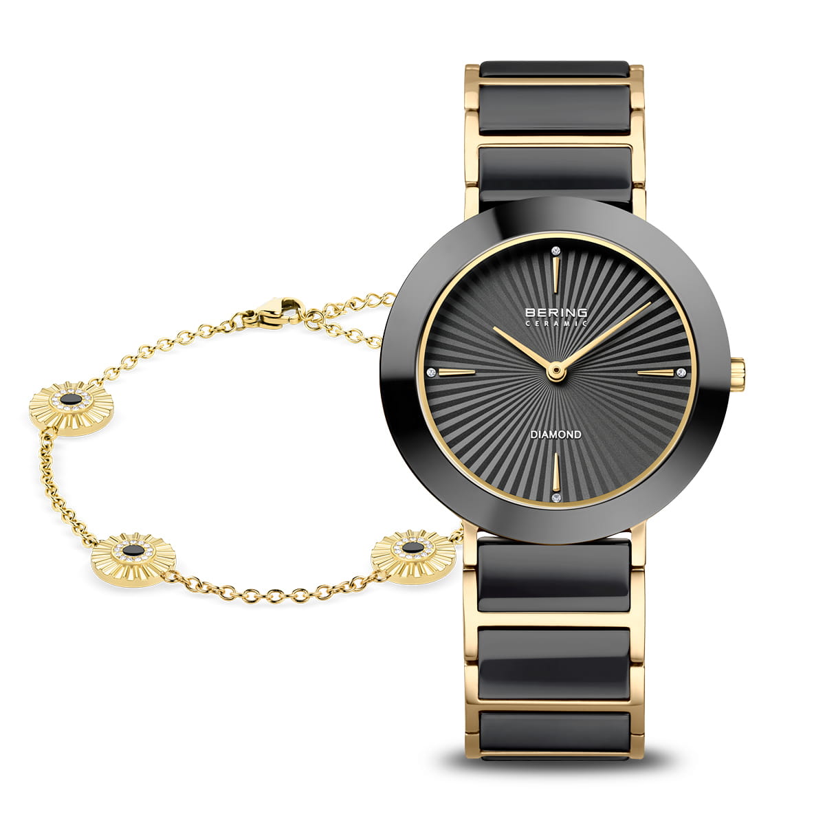Bering Ceramic Diamond Női karóra szett