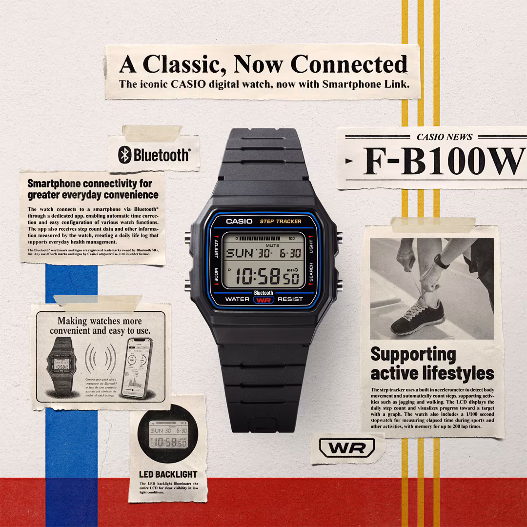 Casio Vintage Step Tracker Unisex karóra - Image 2